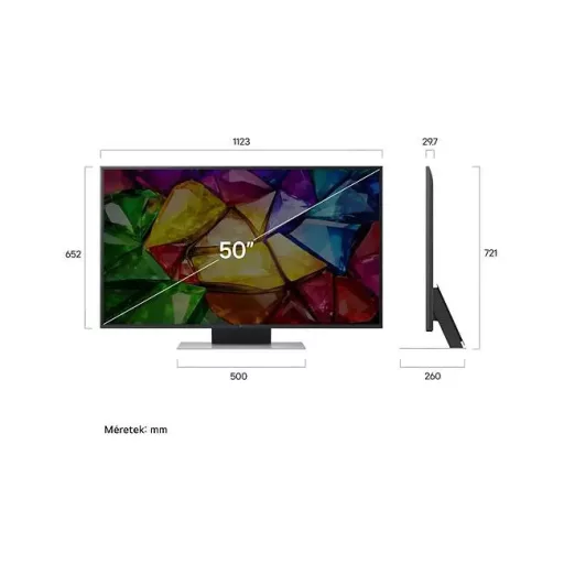 LG 50MRGB87B3B.AEU 4K UHD MINI RGB EVO AI Smart TV