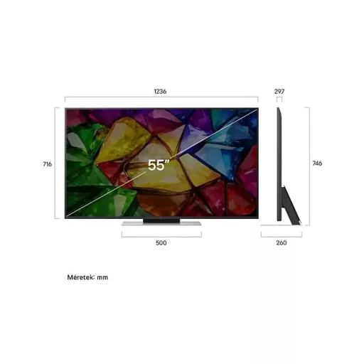 LG 55MRGB87B3B.AEU 4K UHD MINI RGB EVO AI Smart TV