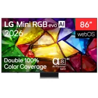 LG 86MRGB87B3B.AEU 4K UHD MINI RGB EVO AI Smart TV