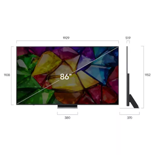 LG 86MRGB87B3B.AEU 4K UHD MINI RGB EVO AI Smart TV