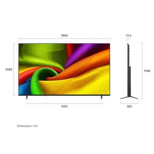 LG 85NU850B3LA.AEU 4K UHD NANO AI Smart TV