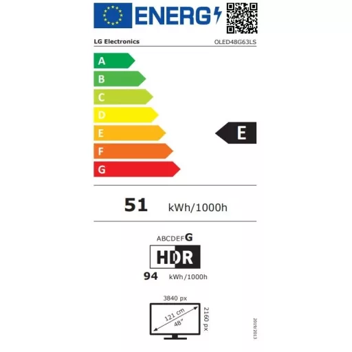 LG OLED48G63LS.AEU 4K UHD OLED EVO AI Smart TV