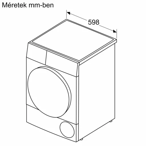 Bosch WQN246D9BY hőszivattyús szárítógép