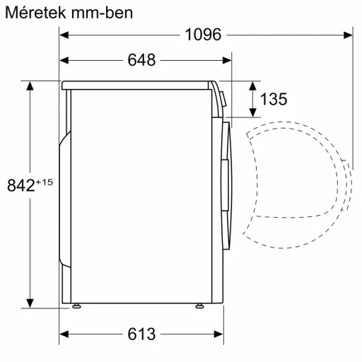 Bosch WQN246D0BY hőszivattyús szárítógép
