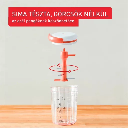 Tefal K1844404  kézi mixer palacsinta tészta készítéséhez, 900 ml