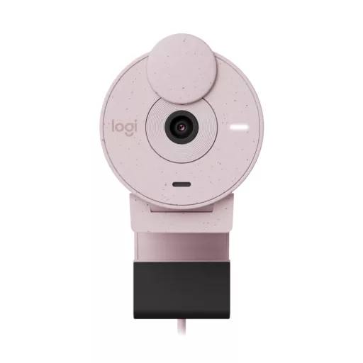 Logitech BRIO 300 Full HD USB-C webkamera mikrofonnal, rózsaszín (960-001448)