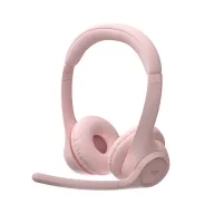  Logitech Zone 300 vezeték nélküli Bluetooth headset mikrofonnal, rózsaszín (981-001412)