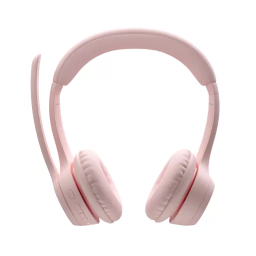Logitech Zone 300 vezeték nélküli Bluetooth headset mikrofonnal, rózsaszín (981-001412)