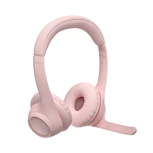 Logitech Zone 300 vezeték nélküli Bluetooth headset mikrofonnal, rózsaszín (981-001412)