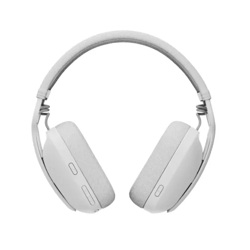 Logitech Zone Vibe 100 vezeték nélküli Bluetooth headset mikrofonnal, piszkosfehér (981-001219)