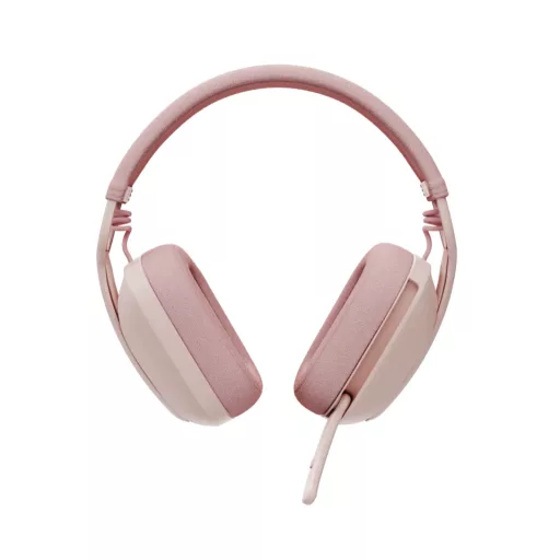 Logitech Zone Vibe 100 vezeték nélküli Bluetooth headset mikrofonnal, rózsaszín (981-001224)
