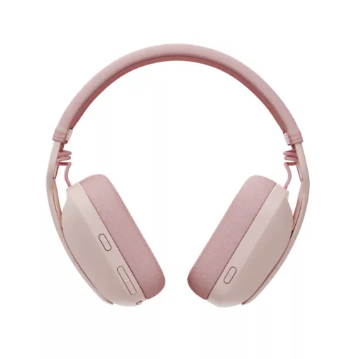 Logitech Zone Vibe 100 vezeték nélküli Bluetooth headset mikrofonnal, rózsaszín (981-001224)