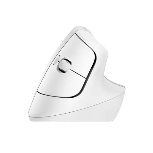 Logitech Lift Vertical Ergonomic Bluetooth ergonomikus egér Mac-hez, piszkosfehér (910-006477)