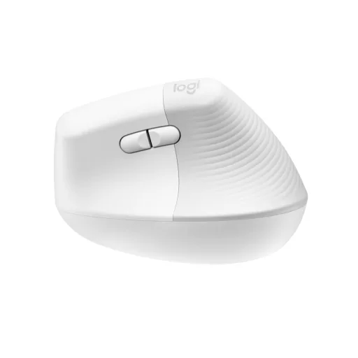 Logitech Lift Vertical Ergonomic Bluetooth ergonomikus egér Mac-hez, piszkosfehér (910-006477)
