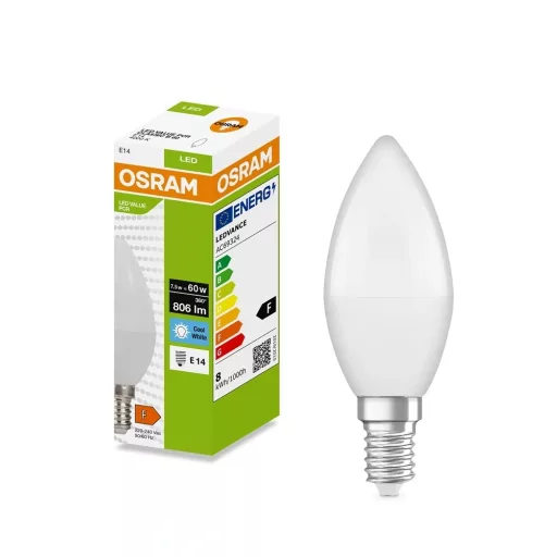 Osram LED-PCR-CLB7.5E14TF természetes fehér LED gyertya fényforrás