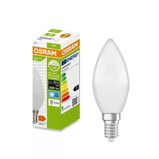 Osram LED-PCR-CLB7.5E14TF természetes fehér LED gyertya fényforrás