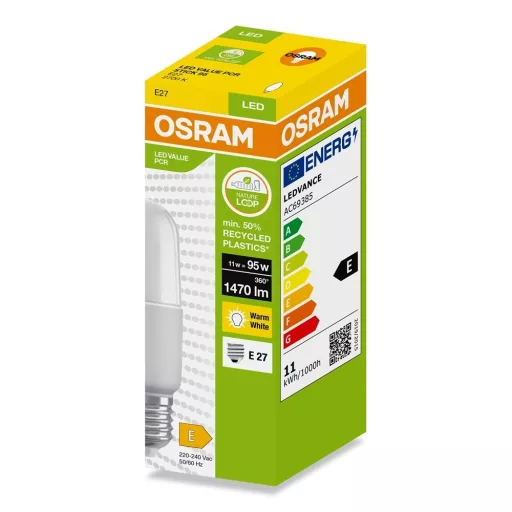 Osram LED-PCR-STC11E27MF meleg fehér LED csőizzó