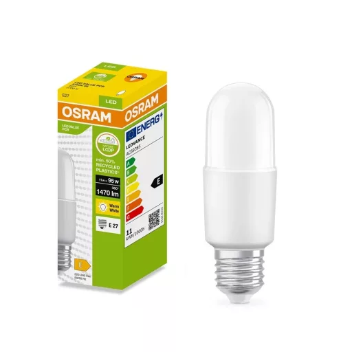 Osram LED-PCR-STC11E27MF meleg fehér LED csőizzó