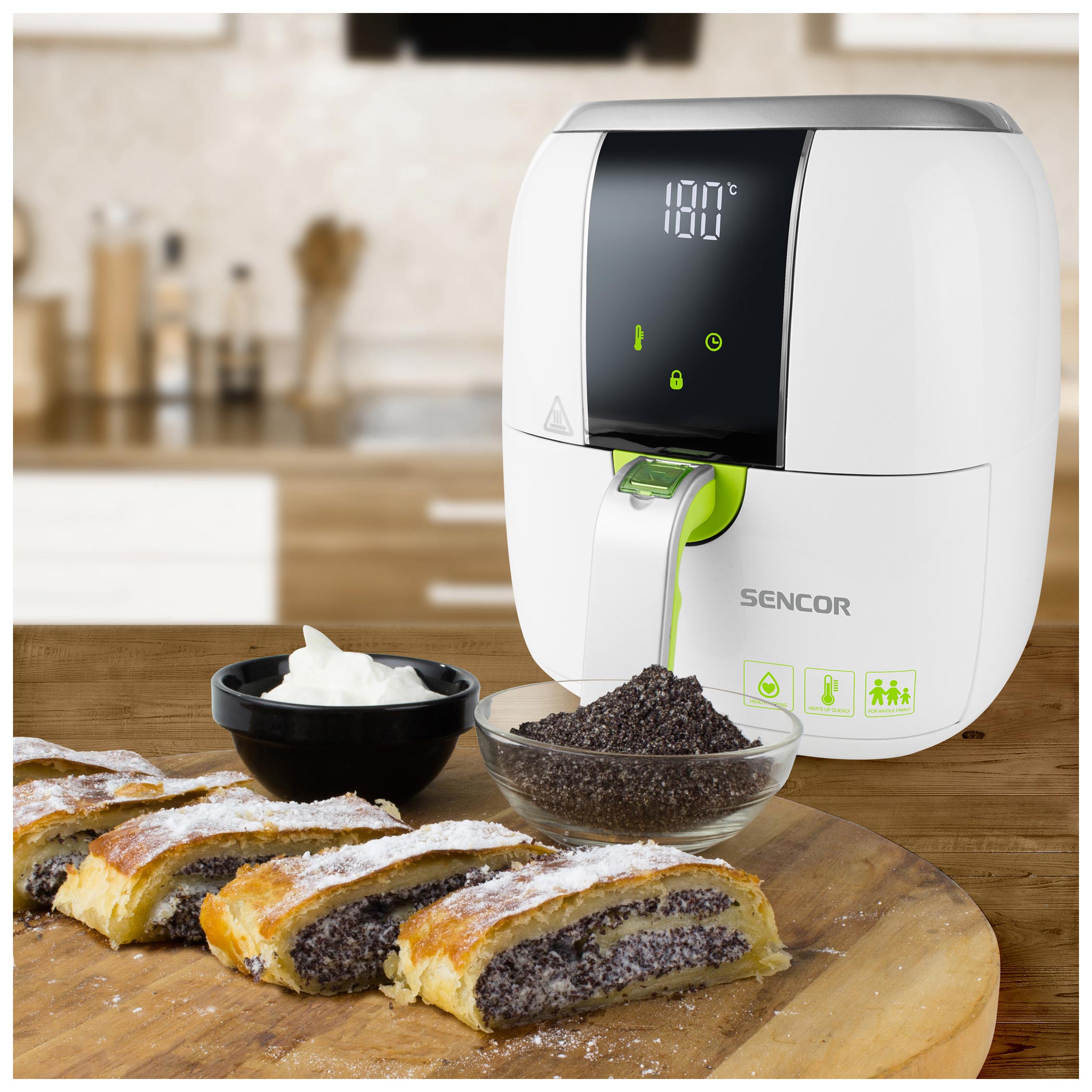 Sencor forrólevegős sütő