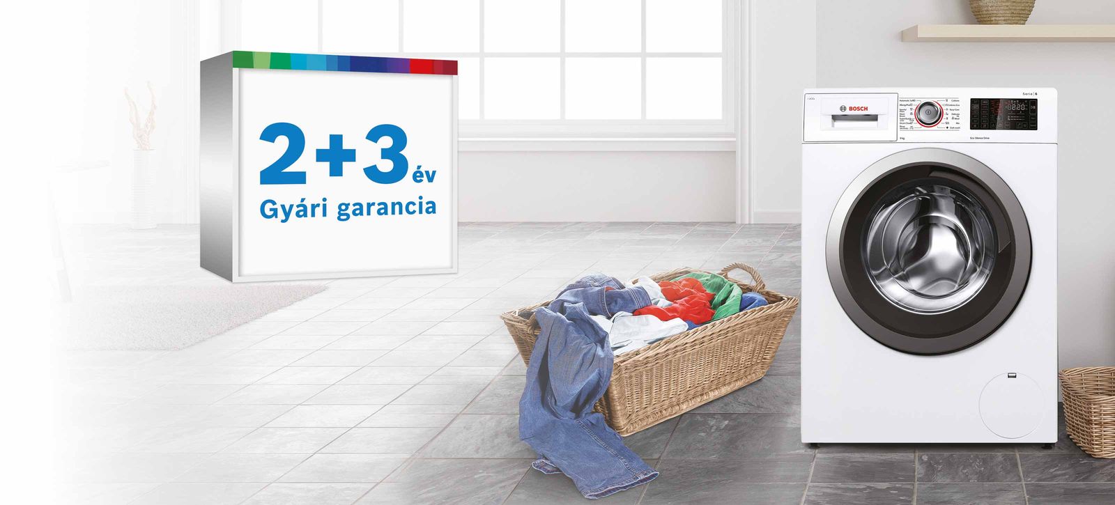 Bosch 2+3 év gyártói garancia