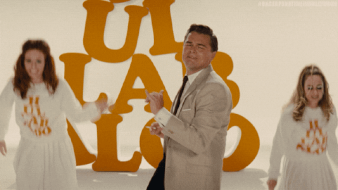 Leonardo Dicaprio tánc