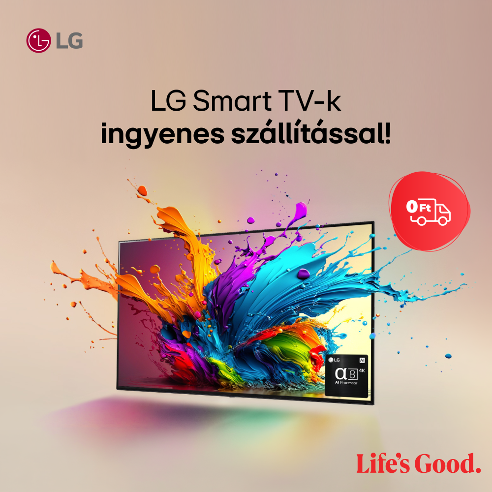 Ingyenes szállítás LG Smart TV-kre