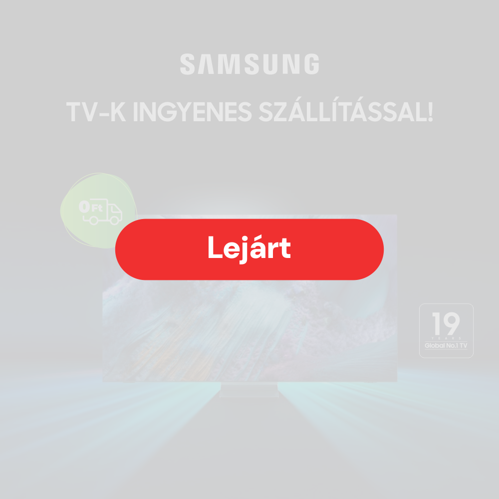 Ingyenes házhozszállítás Samsung TV-kre!